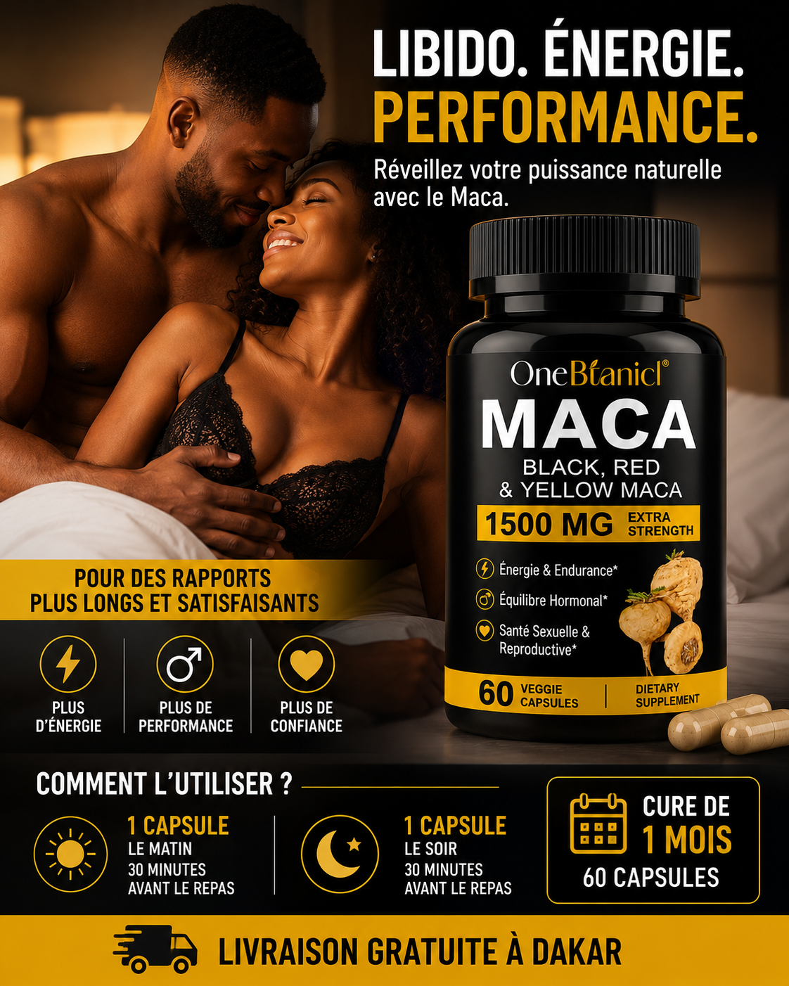TRIPLE MACA: Énergie, Vitalité & Performance au Maximum