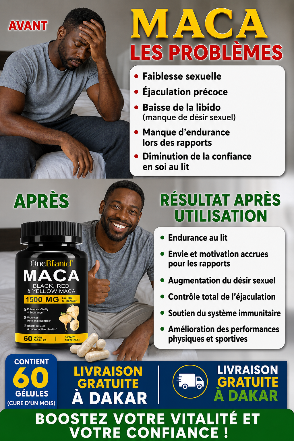 TRIPLE MACA: Énergie, Vitalité & Performance au Maximum