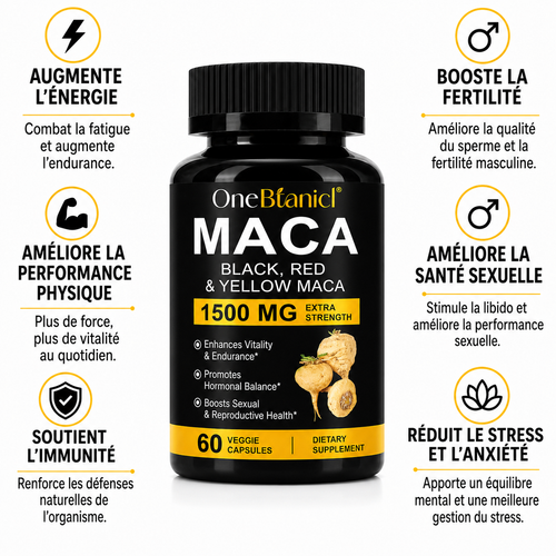 TRIPLE MACA: Énergie, Vitalité & Performance au Maximum