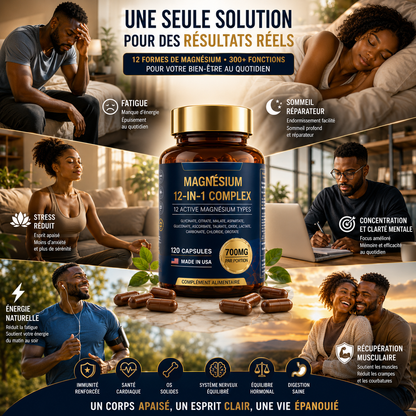 12 formes de magnésium. Une seule mission : votre bien-être.