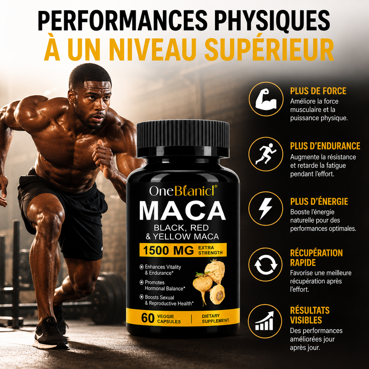 TRIPLE MACA: Énergie, Vitalité & Performance au Maximum